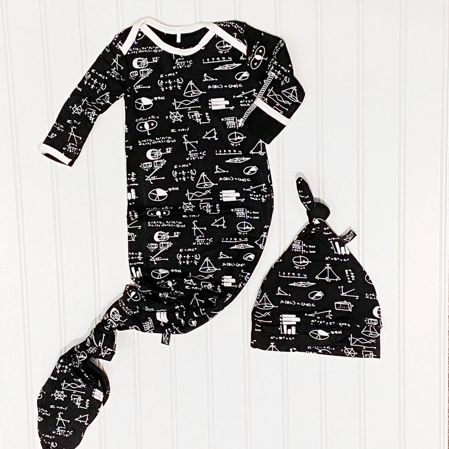 Baby Hat & Gown - Math Equations