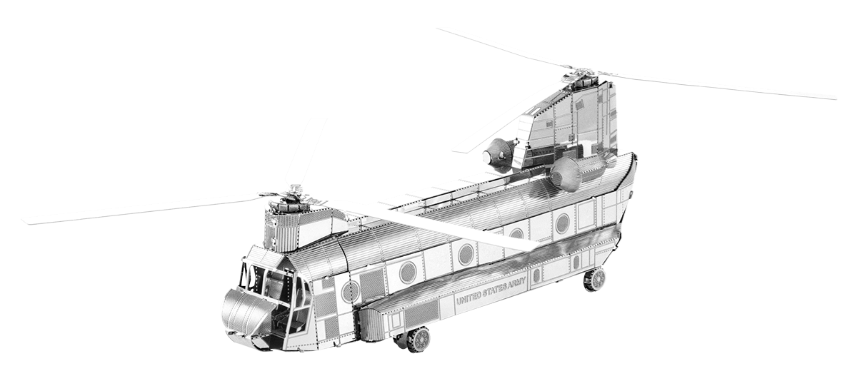 CH-47 Chinook 2-Sheet Steel Model Kit