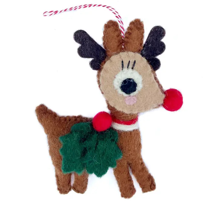 Felt ornaments from Ornaments 4 Orphans